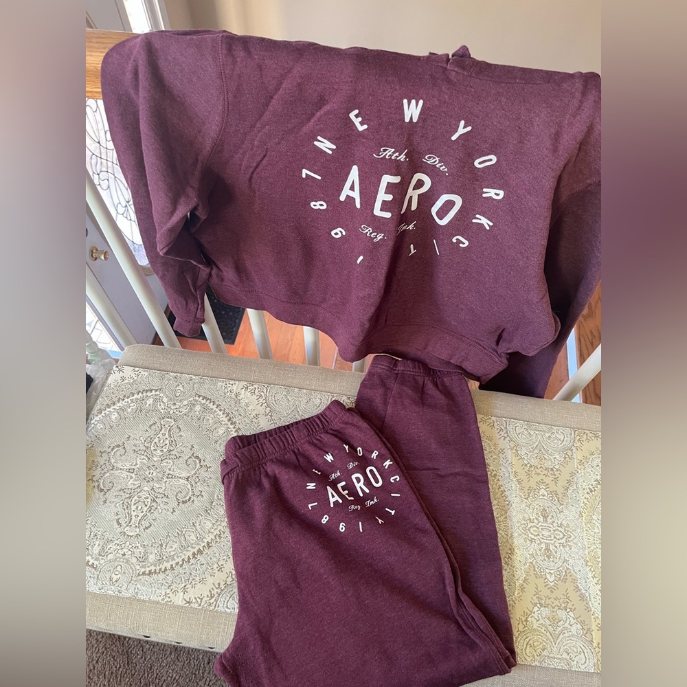 Aeropostale Set XXL Burgundy
